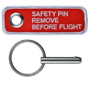 25027-001   Safety Pin & Flag, CAPS Handle